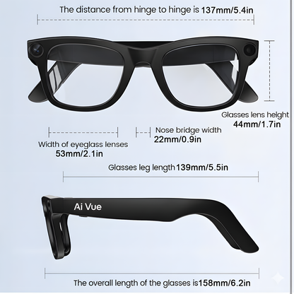 AI Vue™ AI Smart Glasses